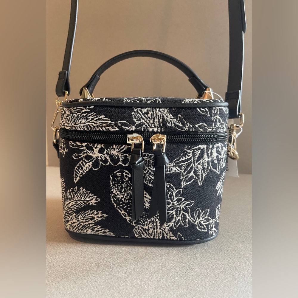 ✨H&M JACQUARD WEAVE TOILE BAG - NEW✨ - Picture 12 of 14